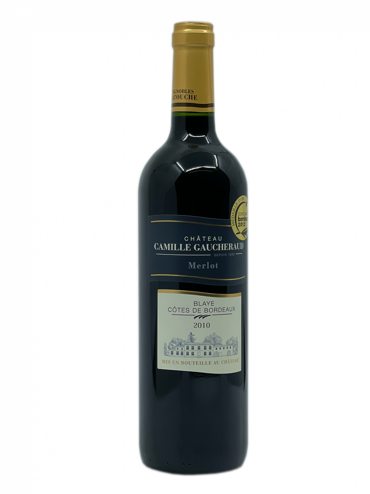 Bordeaux Blaye Médaille d'or Merlot vigneron indépendant