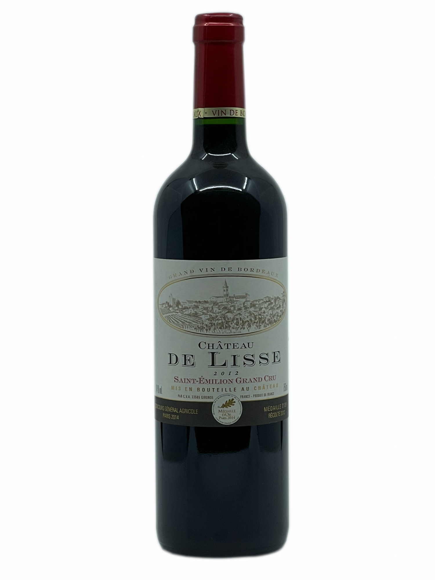 Bordeaux Saint Emilion Grand Cru Médaille d'Or tanins soyeux Intense belle longueur