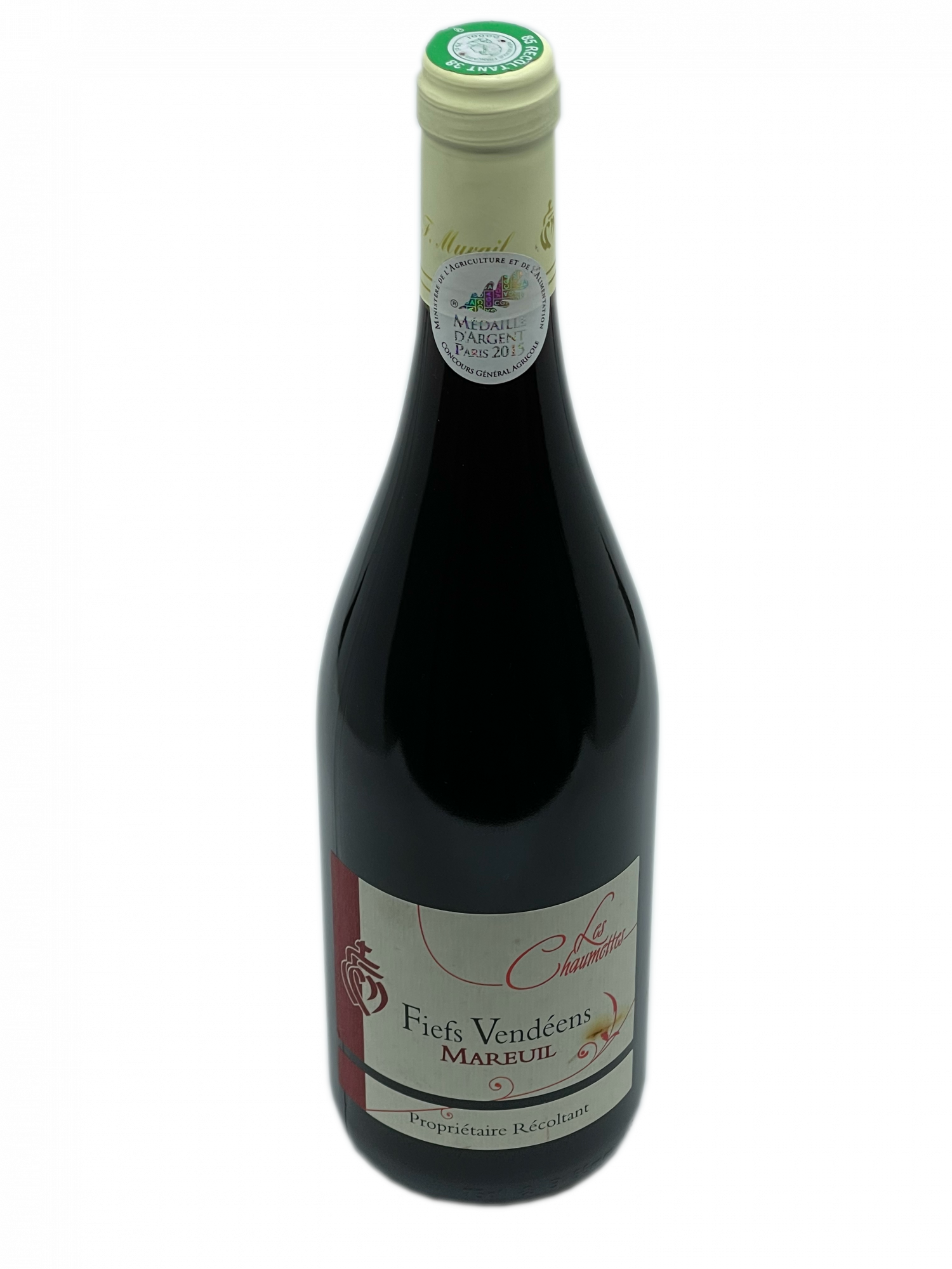 Mareuil Vendée vignoble rouge conservation vieillissement réputé grenat robe reflet rose arôme délicat fruits rouges mûre des bois fleurs pivoine iris violette épice poivre réglisse gourmand complexité finesse fruité équilibré structuré souvenir gourmandise plaisant