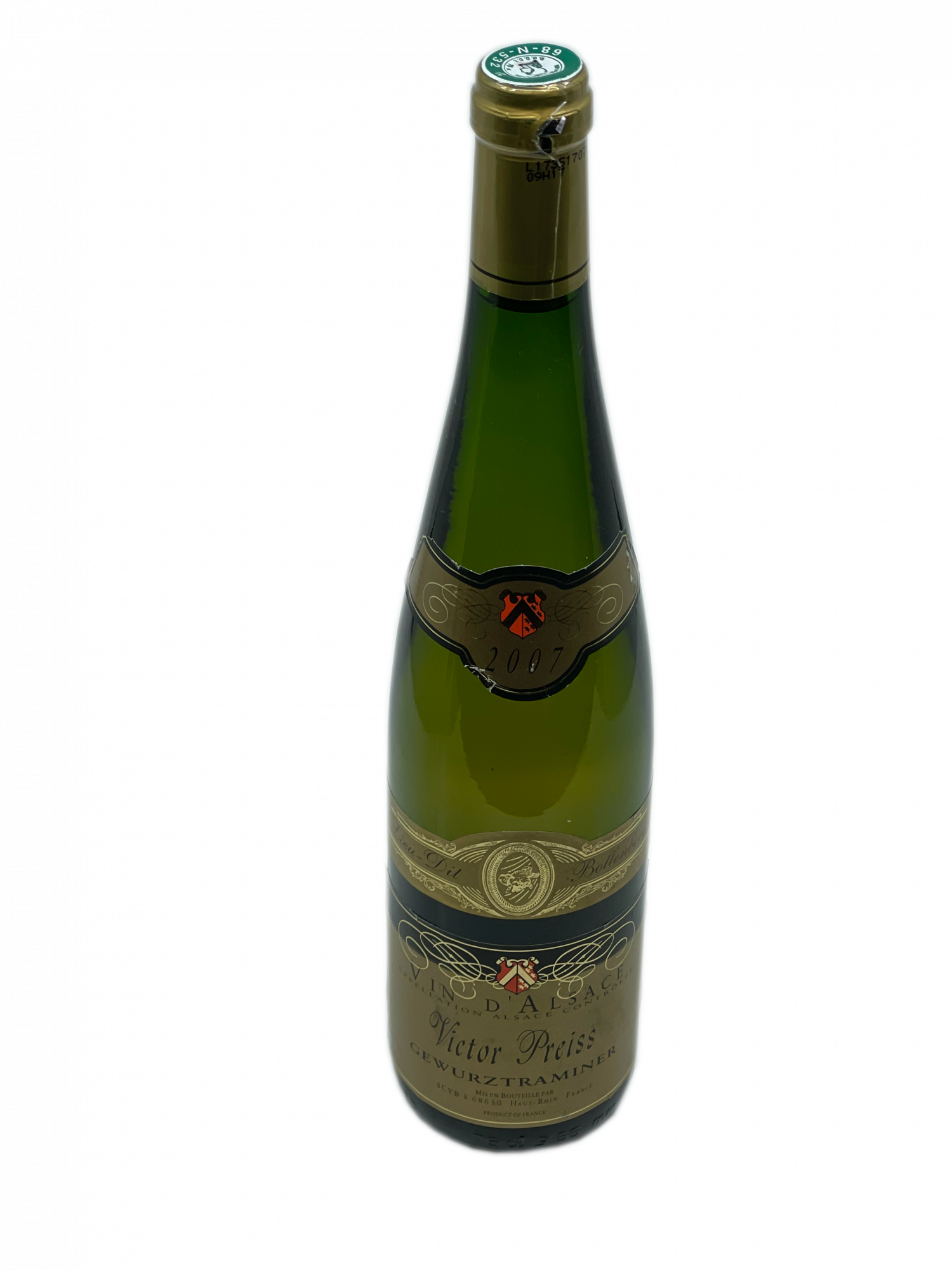 Bollenberg Gewurztraminer vendange manuelle robe reflet paille arôme ananas fruits exotiques touche épicée bouche vanillée