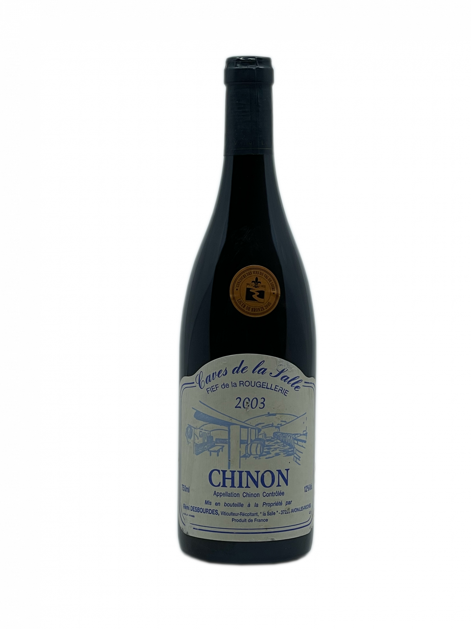 Loire Chinon rouge Cabernet Franc cave modernisée Médaille Bronze Concours vins Val de Loire robe rubis soutenue dense typé racé fruits rouges framboise cassis groseille mûre notes florales violette fragrances épicées dense rondeur élégance tanin
