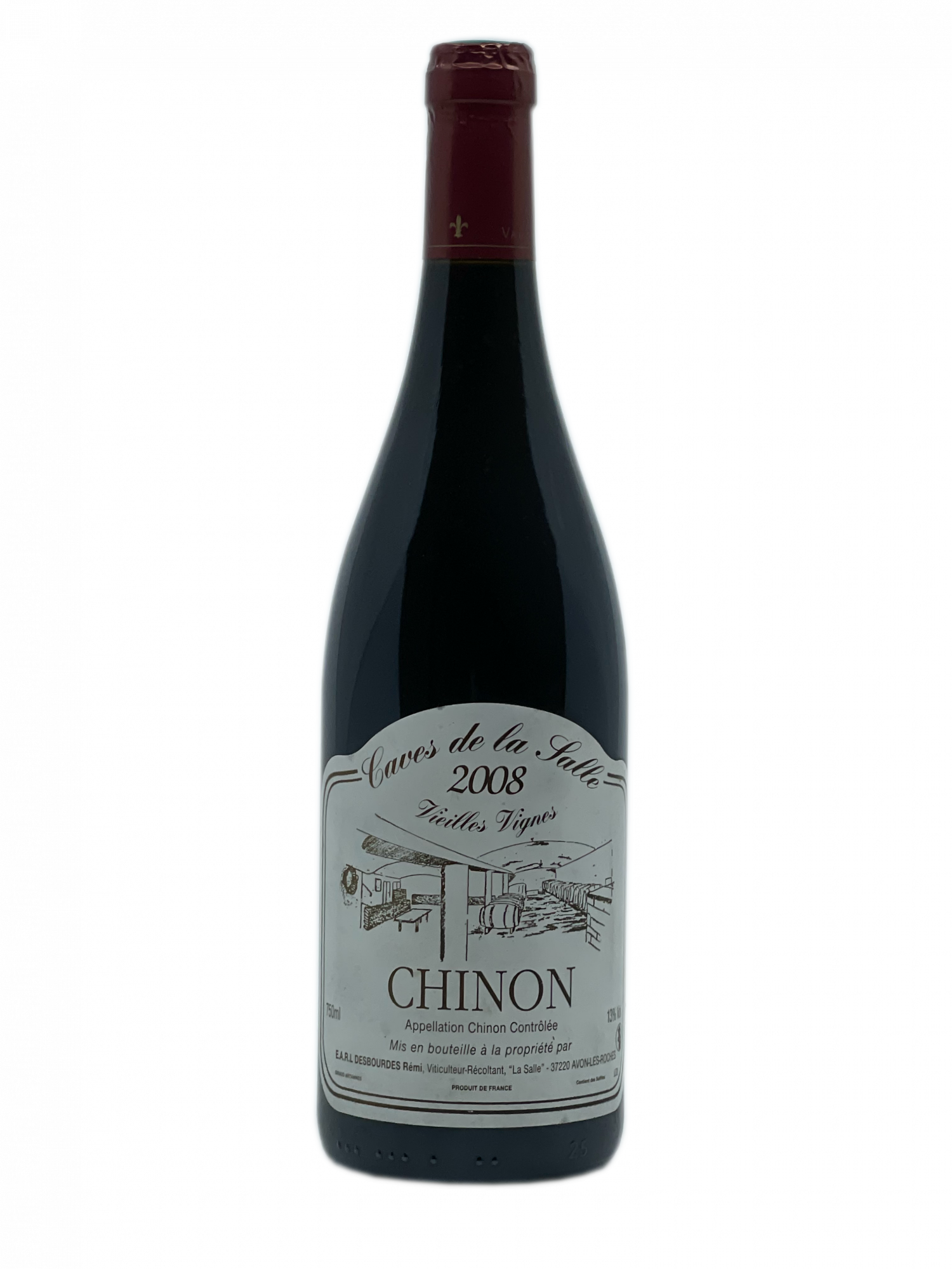 Loire Chinon rouge Cabernet Franc cave modernisée vieilles vignes vieillissement robe rubis soutenue dense typé racé fruits rouges framboise cassis groseille mûre notes florales violette fragrances épicées dense rondeur élégance tanin