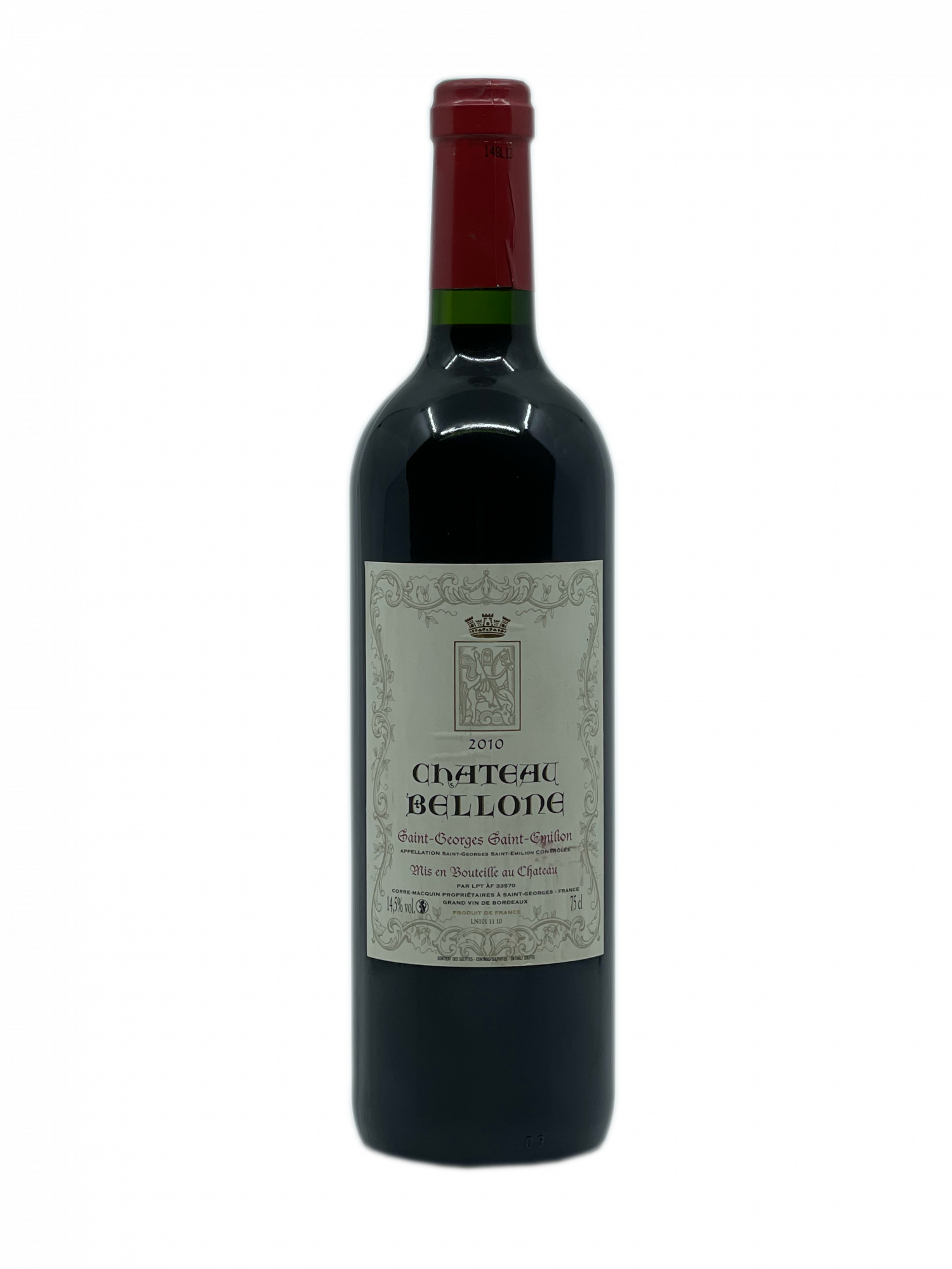 Bordeaux Château Macquin Saint Georges Saint Emilion assemblage cépage Merlot Cabernet Sauvignon vignoble millésime couleur grenat intense complexe aromatique notes fruits mûrs boisé épice cannelle poivre souple dense agréable tanin