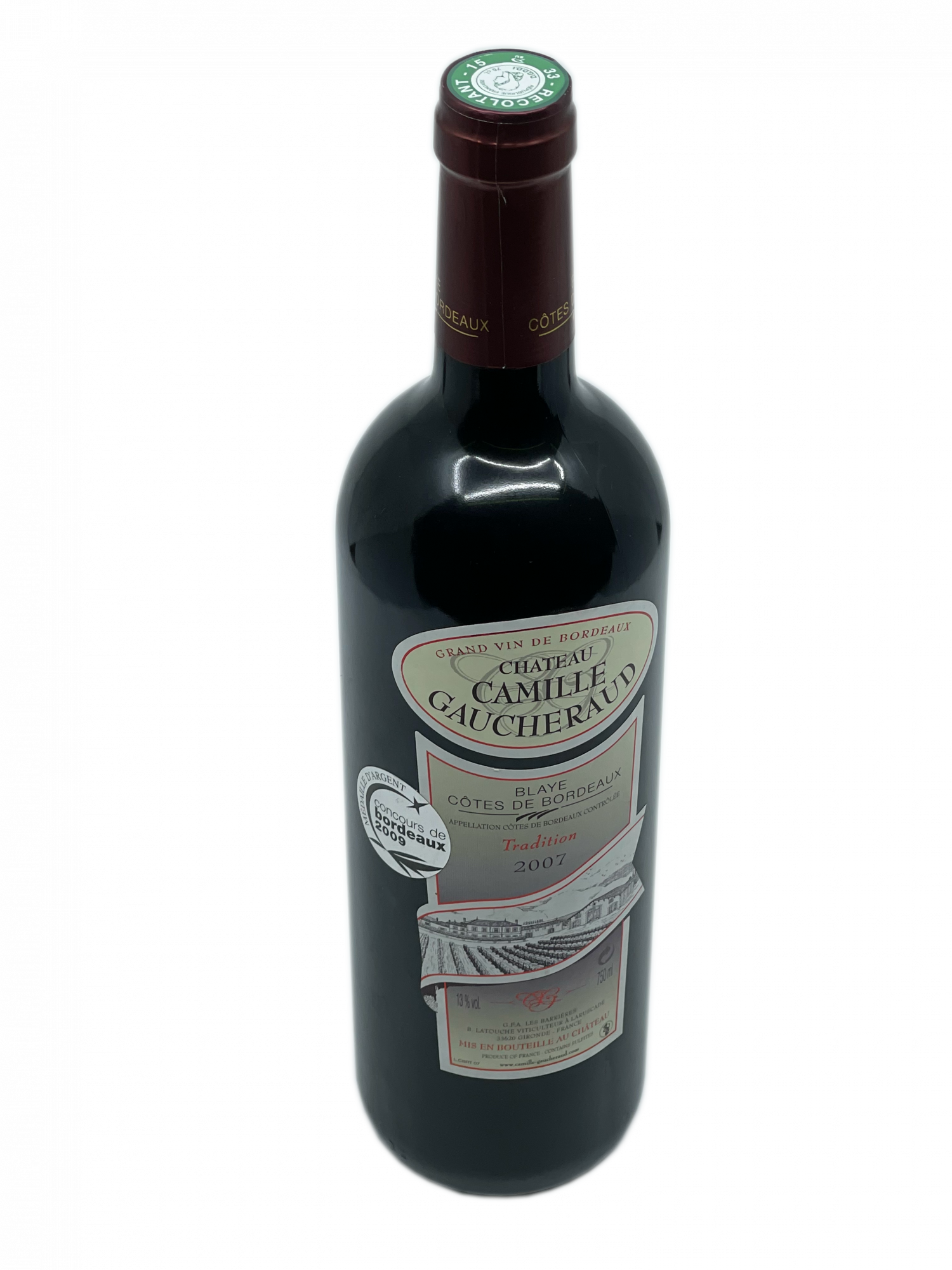 Bordeaux Blaye Latouche rouge millésime Médaillé Concours Général Agricole maitrisé senteurs vanille épicé fruits rouges ample souple structuré puissant tanins doux et veloutés appellation