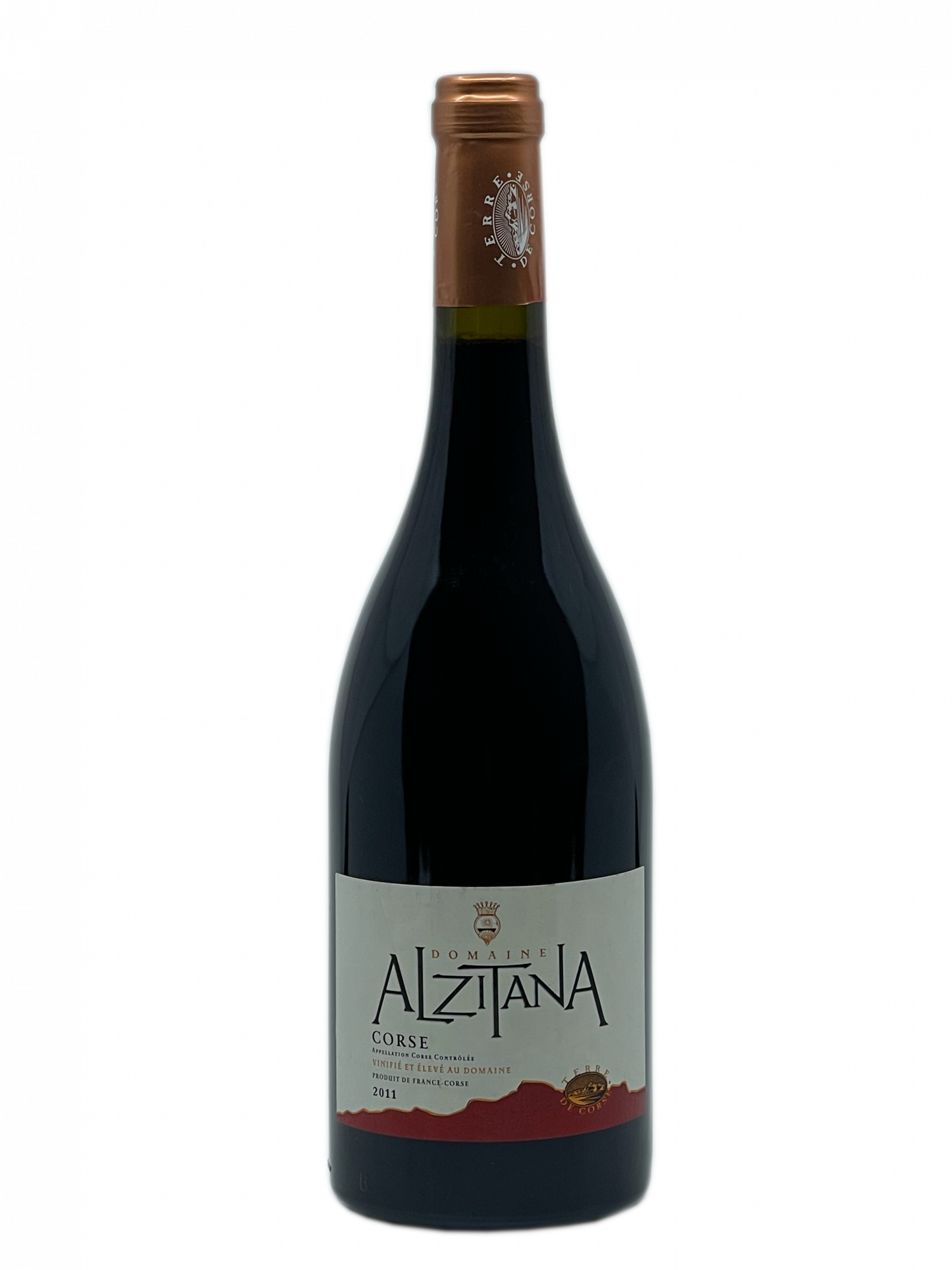 Corse domaine cave Aléria coopérative vignerons Île de Beauté cépage Syrah Grenache millésime robe rubis intensité cuvée gourmand fruité agréable fruits rouges note épice harmonieuse chaleureuse sensation fruité amplitude finale arôme finesse vineuse solide belle persistance caudalie