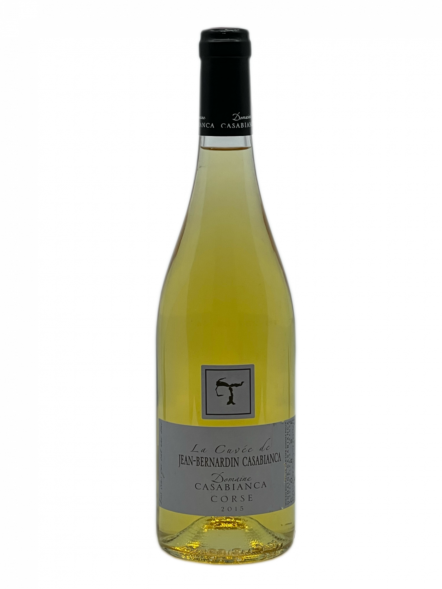 Domaine Casabianca Corse appellation cépage Jean Bernardin cuvée fondateur millésime belle couleur or parfum maquis note floral bouche nerveuse rafraichissant fraîcheur fruité