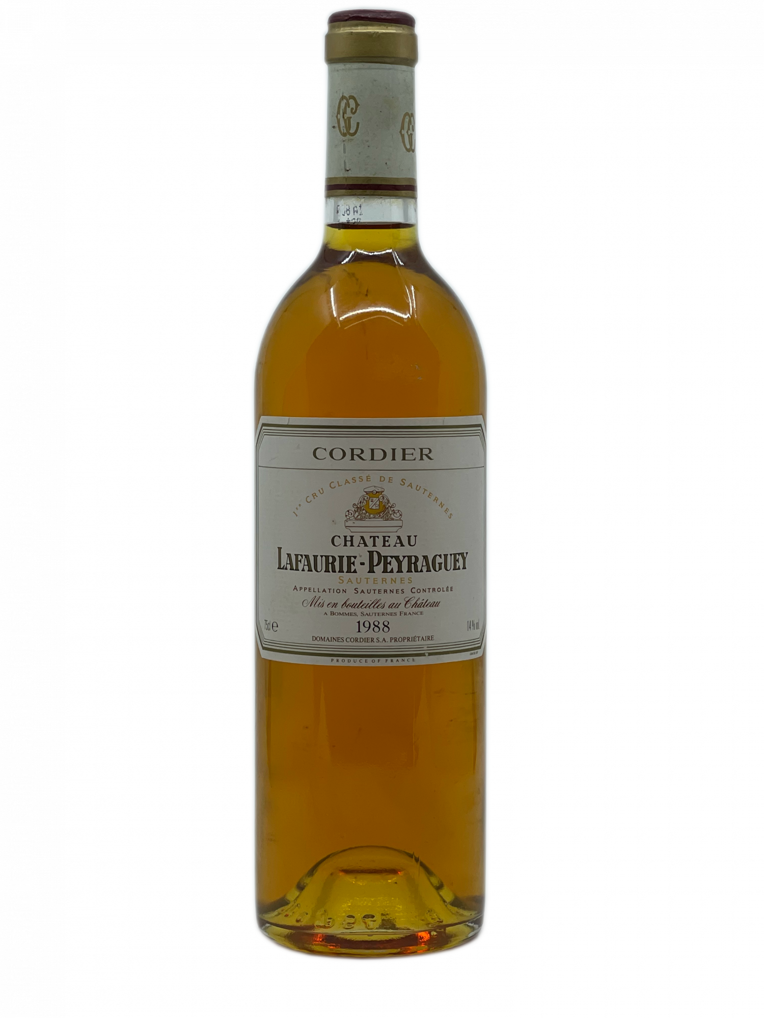 Bordeaux Sauternes vignoble Yquem liquoreux qualité intensité doré cuit fondu arôme vieillissement millésime merveille pureté subtilité fruité oxydation boisé liqueur miel citronné vanille corsé doux ananas abricot épicé