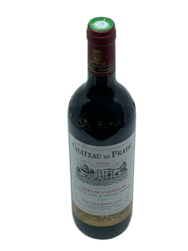 Bordeaux côtes castillon supérieur propriété génération château prade agriculture biologique gironde coteaux agrobiologiste viticulteur enherbé désherbage engrais pesticide insecticide synthèse vinification sucre chaptalisation vieillissement foudre fût chêne millésime assemblage cépage merlot cabernet franc sauvignon généreux vin rouge concentré finesse agréable aptitude