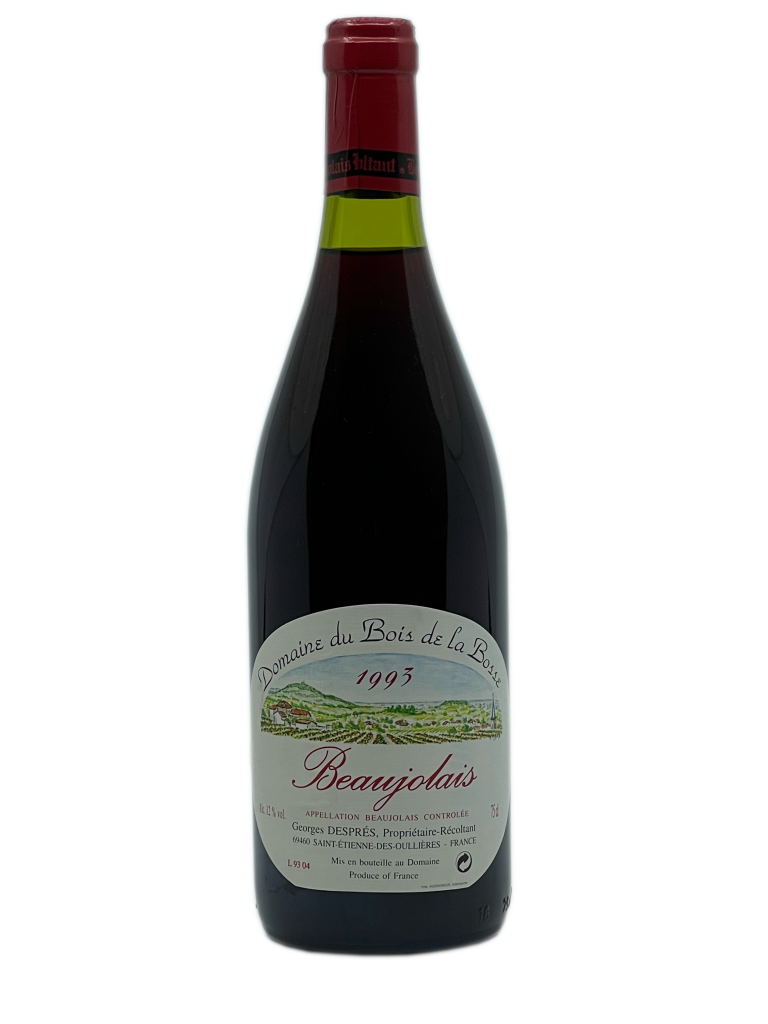 Beaujolais vignoble domaine famille vins rouge grande qualité symbole convivialité amitié respect tradition âgées centenaire millésime robe cerise reflets violacés nez fruits rouges dégustateur note fraise des bois framboise cassis arômes typique banane senteur florale violette genêt charme fruité sensation gourmandise extrême souple délicate tannins fondus soyeux acidité rafraîchir bouche